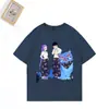 Camiseta Kpop Cazador de Demonios Tigre Derpy Talla Europea Transfronteriza para Hombres y Mujeres 2025 Camiseta de Cuello Redondo Retro