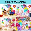 Kit de Arco de Balões em Corrente Arco-Íris Amazon Transfronteiriço Decoração de Casamento Cenário de Festa de Aniversário Conjunto de Balões
