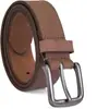 Cinto de Couro Bovino Puro de Fábrica Masculino Couro Genuíno Primeira Camada Retrô Casual Cinto de Couro Bovino Cinto de Couro Genuíno para Calça Atacado Artesanal