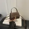 Bolso bandolera de moda transfronterizo con cierre de broche personalizado en relieve, simple, elegante, para el trabajo, bandolera de hombro para mujer