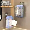 Caja de Almacenamiento para Toallas Faciales de Lujo Ligero, Caja para Pañuelos de Papel, Montada en la Pared, Cocina, Baño, Inodoro, Transparente, Caja para Pañuelos de Papel Extraíble Boca Abajo