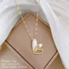 [Acero de titanio] Collar elegante y lujoso de doble capa con diamantes, cadena de clavícula a juego para mujer, cadena de acero de titanio.