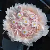 Ramo de Alas Rosa Eterna Beso de Hada Flor de Jabón Regalo Qixi para Novia Mejor Amiga Regalo de Cumpleaños