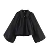 Venta al por mayor de Ropa de Mujer Transfronteriza 2026 Nuevo Estilo Europeo y Americano Moda Holgada Solapa Mangas de Globo Manga Larga Chaqueta Bomber