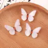 Cor explosiva simulação tridimensional borboleta tridimensional materiais para decoração suspensa DIY acessórios de resina atacado