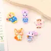 Nuevos Animales de Dibujos Animados de Resina Accesorios Lindos Imanes para Refrigerador DIY Funda de Teléfono Llavero Pasador Hebilla de Zapato