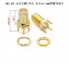 Conector de antena RF SMA com pino deslocado, pino reto, pino dobrado, rosca externa RF, pino com furo interno, conector SMA-KWE/KHD