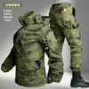 Conjunto de ropa de trabajo camuflaje para exteriores transfronterizo, ropa de trabajo de malla transpirable de otoño, ropa de protección laboral, ropa resistente al desgaste para montañismo