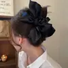 Pinza para el pelo con lazo de malla para mujer, Pinza de alta gama 2026 estilo nuevo para cabello grueso, Pinza de tiburón para la parte posterior de la cabeza, Accesorio para el pelo de verano