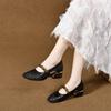 Sandálias Femininas 2025 Verão Novo Estilo Estilo Pastoral Tecido Tira Única Sapatos Femininos Vazados Sapatos de Rede Sandálias Baixo Salto de Uma Perna