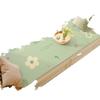 Alfombrilla para ventana de mirador pequeña de flores frescas, lavable, impermeable, universal para todas las estaciones, no requiere limpieza, fácil de cuidar, se puede cortar