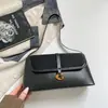 Bolso casual de moda estilo coreano, estilo para ir al trabajo, bolso pequeño cuadrado para el hombro para mujer, color liso, bolso de hombro chic y artístico