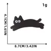 Patches de Bordado Computadorizado Patches de Desenho Animado Patches de Tecido Bordado Patches Termocolantes para Roupas Patches Adesivos Gato Gato Preto Diário Uso Diário