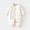 Mameluco de Algodón Acolchado para Bebé de 40g, Bata Acolchada de Algodón para Otoño e Invierno sin Huesos, Traje Delgado de Algodón Engrosado para Gatear para Niños