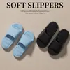 Pantuflas de mujer con una sensación cómoda y acolchada, nuevo estilo 2026, para uso en interiores, uso en casa, antideslizantes, adecuadas para el baño y la ducha, sandalias de una tira de EVA, también disponibles para hombre