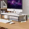 Soporte Elevado para Computadora de Escritorio Soporte Elevado para Monitor Soporte de Almacenamiento para Escritorio de Oficina Base Almohadilla Soporte Alto