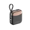 Mini Batería Portátil Compacta con Certificación 3C, Carga Súper Rápida de 22.5W, 10000mAh, Batería Portátil con Cable Integrado