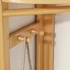 Perchero de Esquina Simple Perchero de Pared para Esquina de Pared de Pie para Dormitorio Estante de Almacenamiento Multifuncional Perchero Ahorrador de Espacio para el Hogar