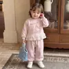Conjunto Bebê Primavera Outono Moletom Manga Longa Novo Estiloso Roupa de Outono Conjunto Separado Passeio Infantil Estilo Coreano Casual Conjunto de Duas Peças