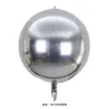 Ventas Directas Transfronterizas Globos Redondos de Papel de Aluminio 4D de 50 Pulgadas 60 Pulgadas 22 Pulgadas Tema de Cumpleaños Fiesta Globos Decorativos de Papel de Aluminio