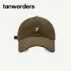 Gorra de Béisbol Bordada con la Letra 7, Corona Profunda y Ala Ancha, Gorra Versátil Estilo Ins de Pico de Pato para Parejas, Protección Solar Extragrande, Hace que la Cara se Vea Más Pequeña