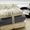 Categoría a Maternidad e Infancia Grado Doble Capa Gasa Juego de Cuatro Piezas Estilo Coreano Floral Fresco Algodón Puro Funda Nórdica Juego de Cama de Tres Piezas 1