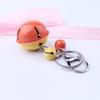 Llavero de coche con campana de dos colores, accesorio creativo con forma de fruta, campana pequeña, color de pintura a juego, accesorios de bricolaje, colgante, regalo