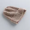 Gorro de Hilo Cortavientos Cálido y de Moda 100% Cachemir Puro Unisex, Nuevo Sombrero Versátil Elegante de Otoño e Invierno