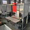 Máquina de amarrar com pressão pneumática para fardos de tiras de extremidade de roupas acolchoadas de algodão, máquina de amarrar roupas de algodão com corda de grama plástica