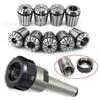 Set de Pinzas Mt3-Er32-M12+9 Pinza de Resorte Er32 Pinza de Barril Mango para Fresadora Mt3-Er32