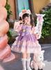 Falda Lina Belle Cumpleaños Niñas Vestido Lolita Niñas Niños Disfraz Halloween Falda de Princesa Otoño