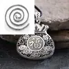 Bolsa de la Suerte Vintage Colgante de Plata para Mujer Plata de Ley 999 Colgante Personalizado de Carpa Collar Largo Dragón y Fénix Auspicioso Bolsa de Dinero Hueca