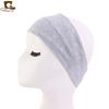 Banda de cabelo esportiva popular europeia e americana Yoga Sweat Band Headband de fitness de corrida masculina e feminina Stacks Headband de algodão Faixa de cabelo de cor sólida