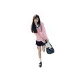 Suéter Cárdigan Rosa Original Uniforme Jk Estudiantes Femeninas Popular Versátil Estilo Preppy Material Escolar Chaqueta Ins