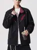 Chaqueta de Cuero PU Estilo Retro Americano para Hombre 2026 Otoño Invierno Nueva Tendencia Calle Alta Solapa Holgada Casual Chaqueta de Motociclista