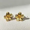 Joyería Transfronteriza Europea y Americana con Diseño de Textura Plegada, Pendientes Florales, Collares, Pulseras, Tobilleras, Anillos y Conjuntos de Brazaletes para Mujer