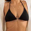 Cadena Corporal Transfronteriza Europea y Americana Colgante de Perla Cadena de Espalda Cadena de Cintura Elegante Versátil Cadena de Modificación Sexy para Playa para Mujeres