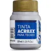 Tinta para tecido Metálica 37ml Prata