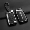 Adecuado para Fundas de Llave de Coche Volkswagen, Lavida, Bora, Llaveros Tiguan, Magotan, Polo, Modelos de Gama Alta Passat