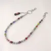Accesorios para Fiesta de Hip-Hop Transfronteriza Cadena de Cintura de Bola de Diamante de Arcilla Cadena de Pantalón Hecha a Mano Cadena Corporal Acero Inoxidable con Cuentas Moda Nicho