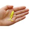 Isca de Pesca Raiz de Camarão Biônico 4cm Isca Macia para Lucio, Blackhead, Isca com Anzol Cabeça de Chumbo, Micro Isca, Isca com Cauda Enrolada