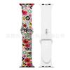 Adecuado para Apple Watch 11 Silicona Estampado Iwatch678910 Correa de Reloj Linda S12 Fabricante