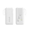 Nuevo Power Bank Portátil al por Mayor con Cable Integrado 20000 mAh Gran Capacidad con Correa de Mano Pantalla Digital Fuente de Alimentación Móvil