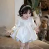 Verão 2026 Novo Estilo Vestido Princesa para Menina de Um Ano Vestido de Aniversário Daminha Sessão de Fotos Vestido de Cem Dias
