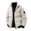 Chaqueta Corta Gruesa de Invierno para Hombre, Holgada, Versátil, Moderna, con Cuello Alto, Chaqueta Acolchada Cálida para Jóvenes y Personas de Mediana Edad