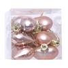 Cross-border New Love Christmas Tree Pendant Plástico em forma de coração galvanizado Natal Holiday Hanging Atmosfera Bola decorativa
