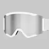 Gafas de Esquí Unisex Antivaho de Doble Lente, Protección UV400 a Prueba de Viento para Snowboard