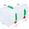 Balde de Armazenamento de Água para Camping 20L Bolsa de Armazenamento de Água para Atividades de Viagem e Camping Em Estoque Fábrica Praia Exterior Bolsa de Água Dobrável Portátil