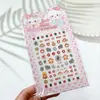 Pegatinas de Uñas Estéreo en Relieve 5D para Niños, Pegatinas de Uñas No Tóxicas e Inodoras para Niñas y Niños, Pegatinas Luminosas de Princesa