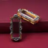Nuevo colgante Thangka de doble cara con incrustaciones de diamantes, acabado espejo, impermeable, diseño de moneda de cobre, collar de los Cinco Señores, colgante de riqueza y tesoro, y un colgante que representa a la deidad Mahakala